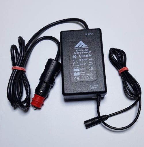 In Car DCDC charger for Lumicycle Li-Ion Batteries