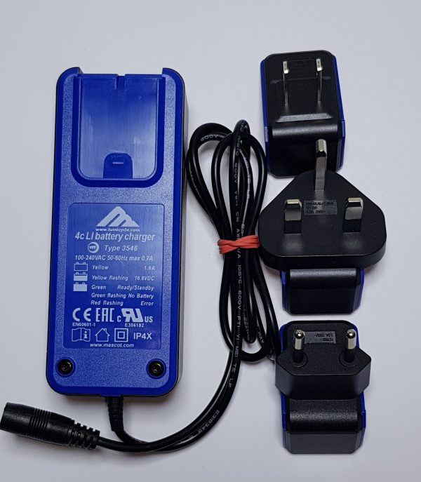 Rapdi Charger for all Lumicycle Li-Ion Batteries